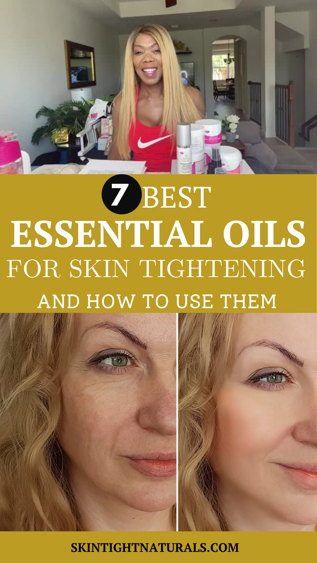 How To Tighten Sagging Skin With Essential Oils