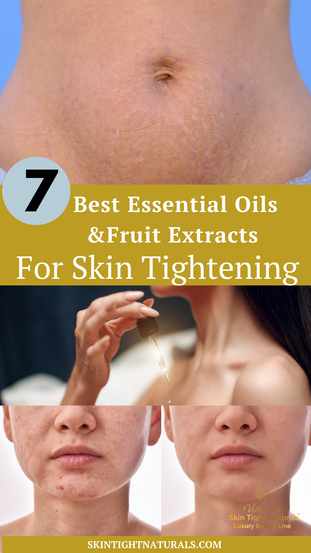How To Tighten Sagging Skin With Essential Oils